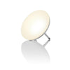 Medisana LT 500 daglichtlamp wit met warmwit licht op tafel