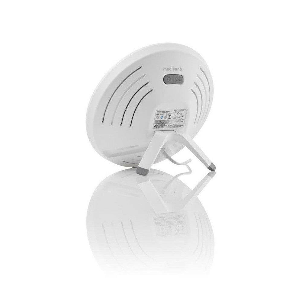 Medisana LT 500 daglichtlamp achterkant met merklogo en bedieningsknop