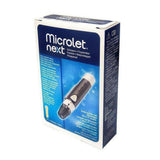 Microlet Next verpakking met stikkepen en siliconenlancetten
