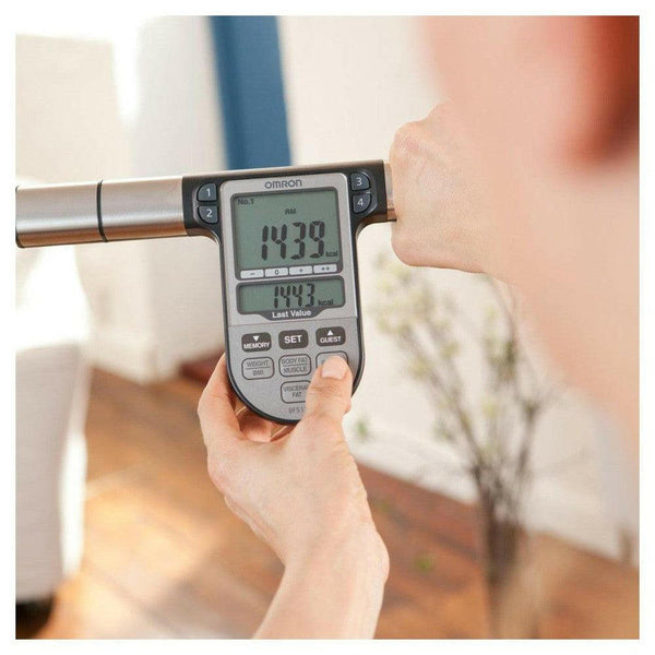 Omron BF511 lichaamsvetmeter met weegschaal - OMRBF511-Shopvoorgezondheid
