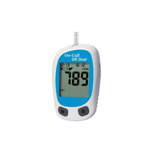 On Call GK Dual 2-in-1 ketonen- en glucosemeter - ONC55025-Shopvoorgezondheid