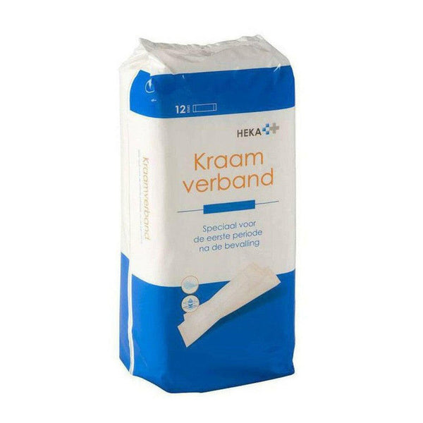 HEKA Kraamverband met hechtstrip (12) - VHMOT0219-Shopvoorgezondheid