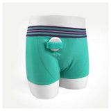 Turquoise Rodger sensorbroekje meisjes met ronde sensor en velcro band