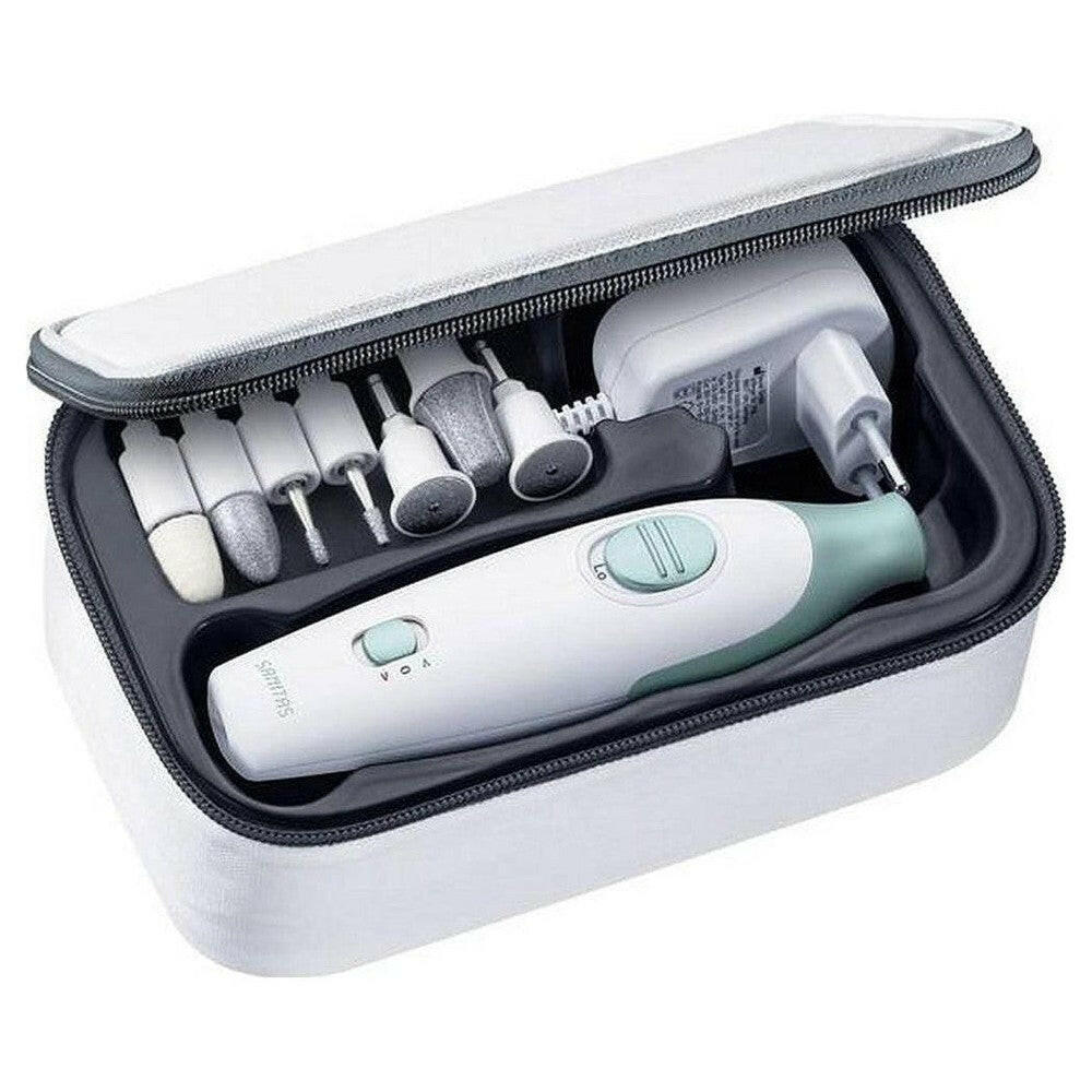 Sanitas SMA 36 manicure en pedicureset in draagtas met 7 opzetstukken