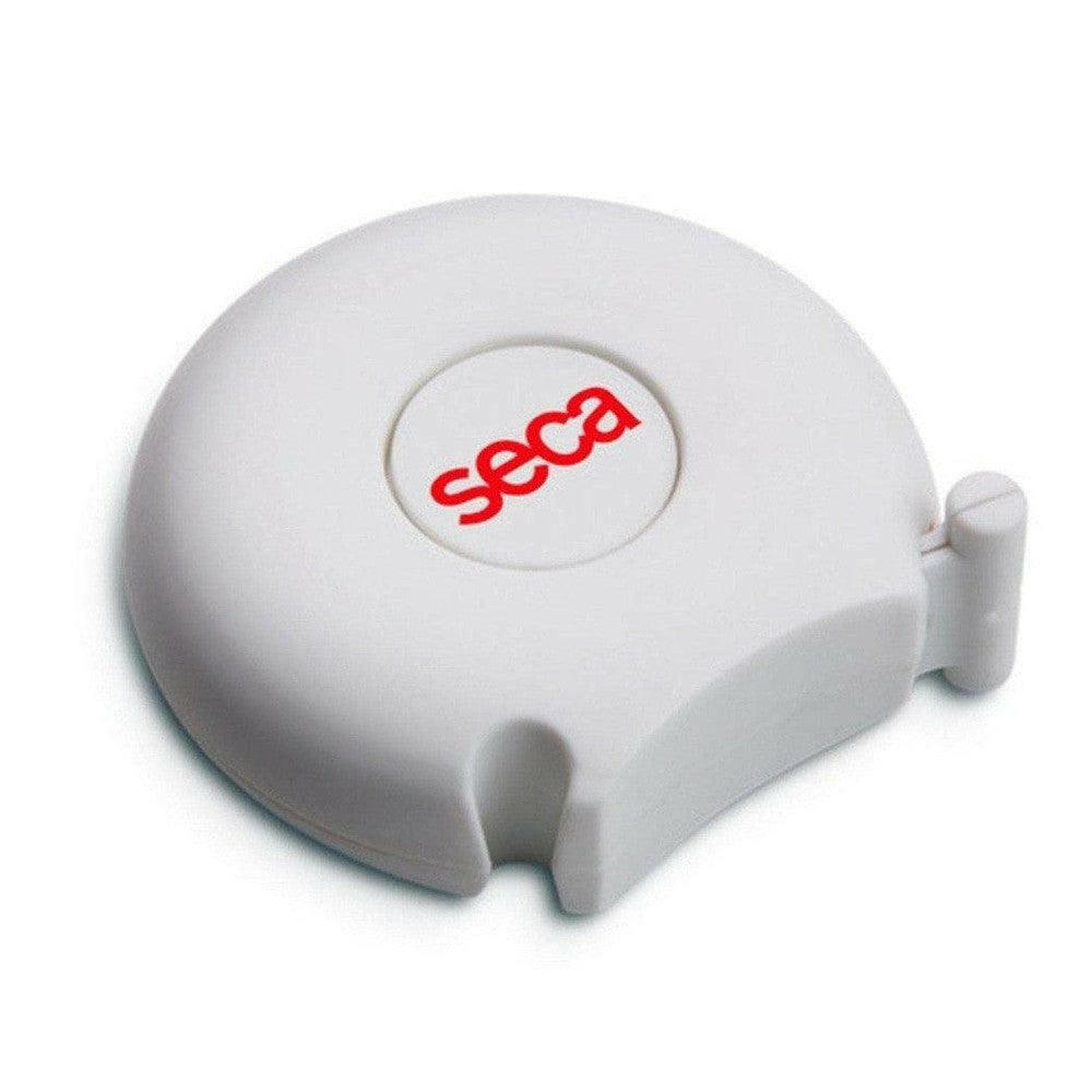Seca 201 meetlint in wit plastic huisje met ergonomische vorm en rood logo