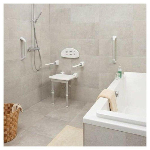 SecuCare douchestoel opklapbaar met pootjes - SCC50712-Shopvoorgezondheid