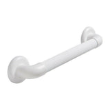 Rechte witte wandbeugel Basic met verticale ribbels voor betere grip