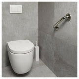 SecuCare RVS wandbeugel 300mm in badkamer voor extra houvast bij toilet en douche