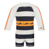 Snapper Rock UV-zwemkleding met rits en lange mouwen (Tribal Shark) - SNA7013B-0-Shopvoorgezondheid