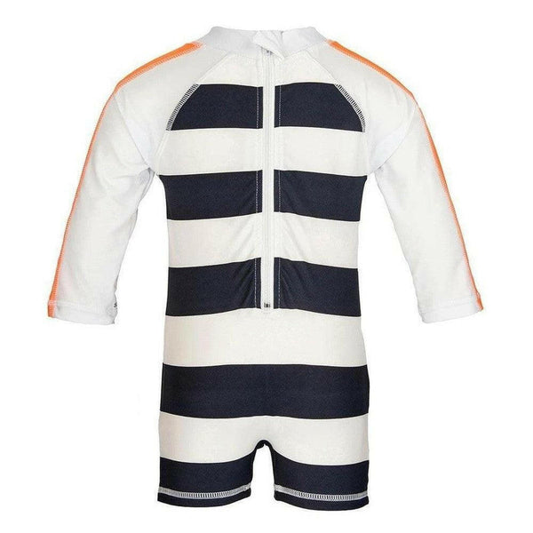 Snapper Rock UV-zwemkleding met rits en lange mouwen (Tribal Shark) - SNA7013B-0-Shopvoorgezondheid