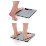 Grijze Soehnle Style Sense Comfort 600 met verlicht scherm en laag profiel