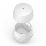 Open witte aroma diffuser met zichtbaar waterreservoir MAX markering