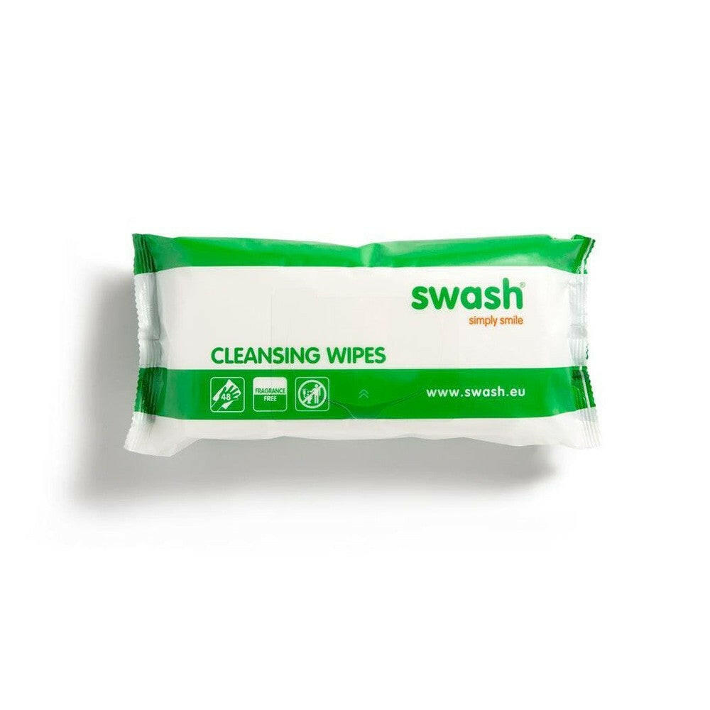 Swash vochtige doekjes parfumvrij 48 stuks witte verpakking