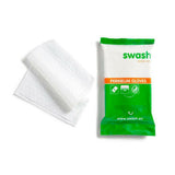 Swash Perineum Gloves washandje met reliëfpatroon en gestikte randen voor intieme zone