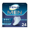 Verpakking van 24 Tena Men Level 1 discreet mannenverbanden voor licht urineverlies