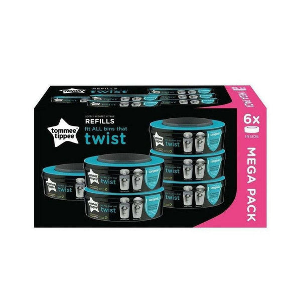 Tommee Tippee Twist & Click navulcassettes (6-pack) - TOM51008-Shopvoorgezondheid