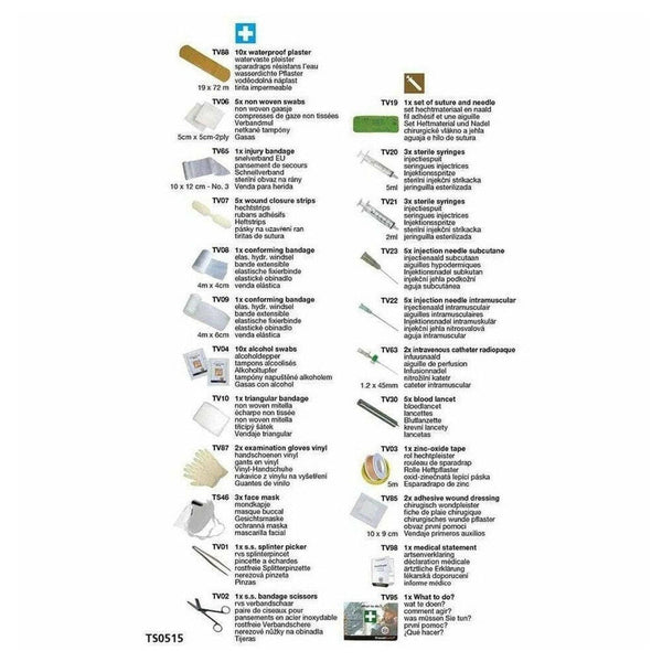 TravelSafe 70-delige EHBO-set Globe Combi Emergency - TRATS0515-Shopvoorgezondheid