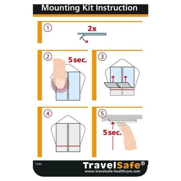 TravelSafe klamboe bevestigingsset - TRATS0129-Shopvoorgezondheid
