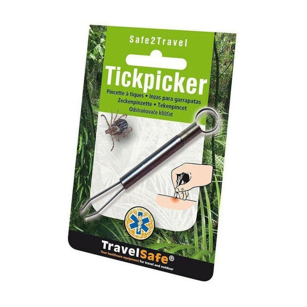 TravelSafe Safe2Travel Tickpicker tekentang verpakking met roestvrijstalen tang voor veilige tekenverwijdering