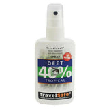TravelSafe TravelDeet 40% insectenwerende spray 60 ml voor tot 8 uur bescherming