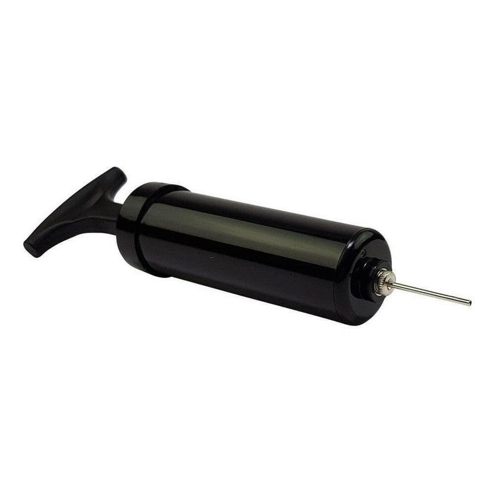Zwarte handpomp met metalen naald voor Tunturi Air Stepper Pad
