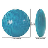 Tunturi Air Stepper Pad balanskussen blauw met noppen textuur afmetingen