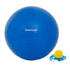 Tunturi blauwe gymbal 65 cm met gele pomp en ribbelstructuur