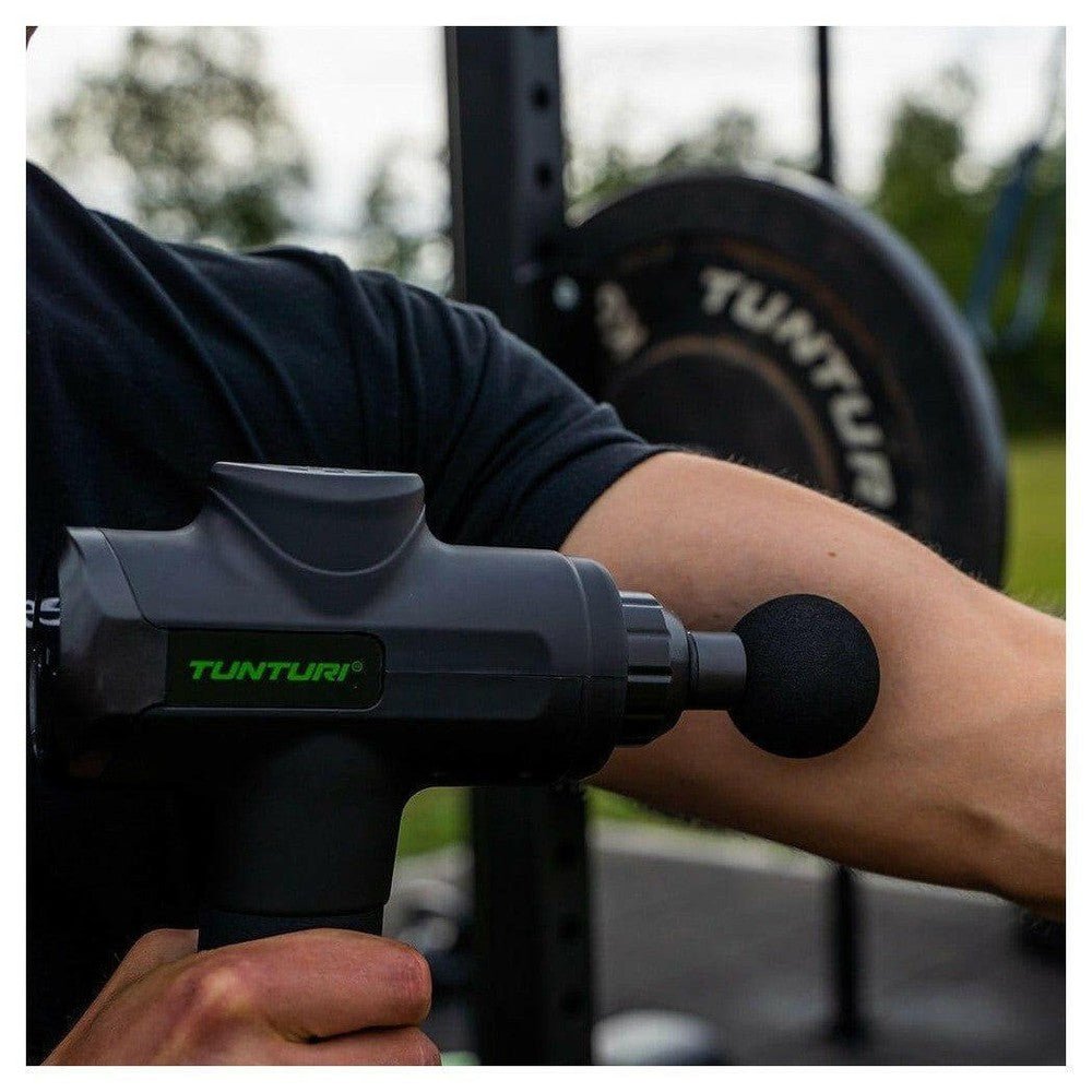Close-up Tunturi massagepistool bolvormig opzetstuk onderarm