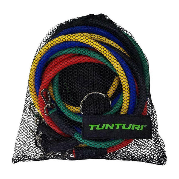 Tunturi multifunctionele weerstandstubing set - TUN03077-Shopvoorgezondheid