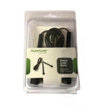Tunturi Speed springtouw in verpakking met zwarte handvatten en PVC-draad