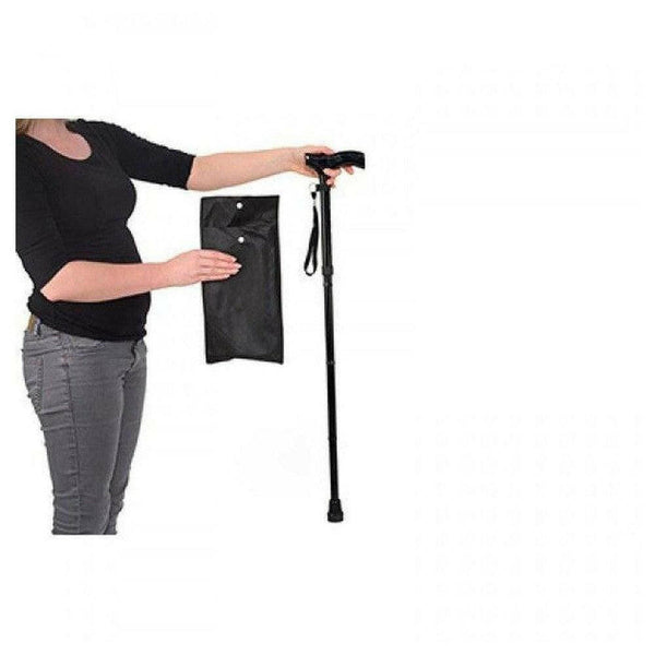 Vitility Derby opvouwbare wandelstok (bronskleurig) - VIT91059-Shopvoorgezondheid