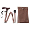 Vitility Derby opvouwbare wandelstok (bronskleurig) - VIT91059-Shopvoorgezondheid