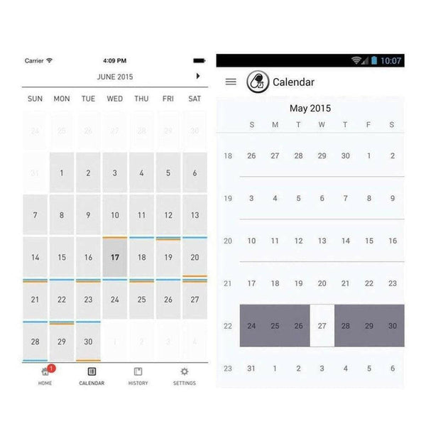 Vitility Smart pillendoosje (zwart) - VIT91550-Shopvoorgezondheid