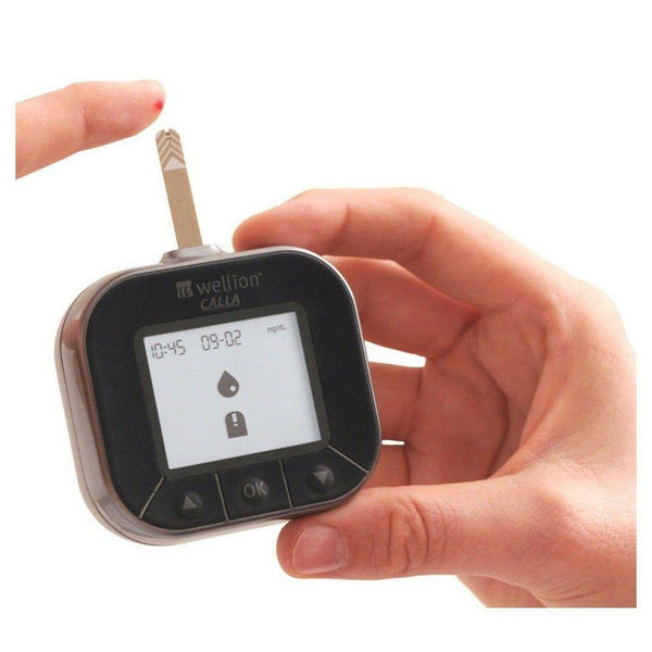 Wellion Calla Light startpakket (glucosemeter met 10 strips en 10 lancetten) - WEL78838-Shopvoorgezondheid