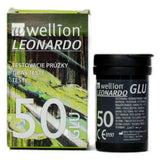 Wellion Leonardo teststrips doos en pot 50 stuks voor diabetes monitoring