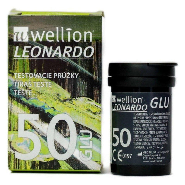 Wellion Leonardo glucose teststrips (50 stuks) - WEL86203-Shopvoorgezondheid
