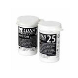 Twee potjes Wellion Luna glucose teststrips van 25 stuks elk