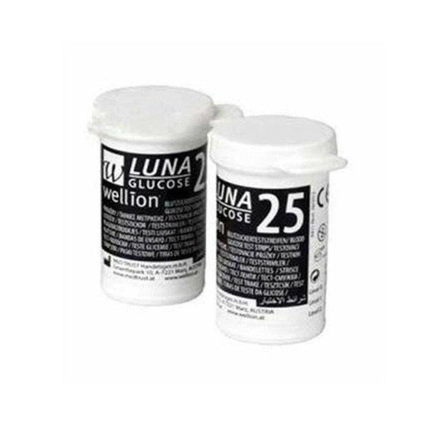 Wellion Luna glucose teststrips (50 stuks) - WEL78360-Shopvoorgezondheid