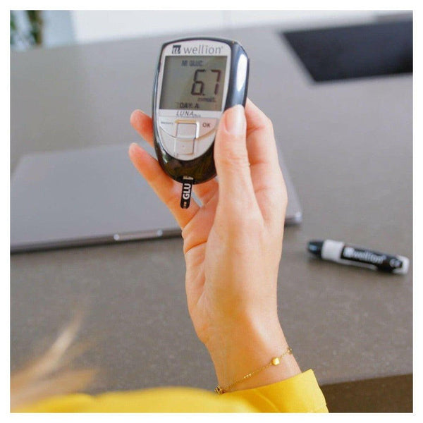 Wellion Luna Trio 3-in-1 glucosemeter startpakket - WEL86975-Shopvoorgezondheid