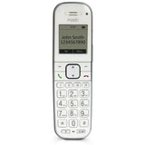 witte Fysic FX-9000 telefoon met Romeinse snelkiesknoppen en groot toetsenbord