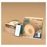 Verpakking Lanaform WL-100C lichtwekker met smartphone app interface