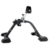 Compacte zwarte Tunturi Mini Bike Pro met gepoedercoat frame en rubberen voetplaten