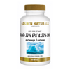Golden Naturals visolie 33% EPA en 22% DHA in witte fles met gouden dop, 60 capsules
