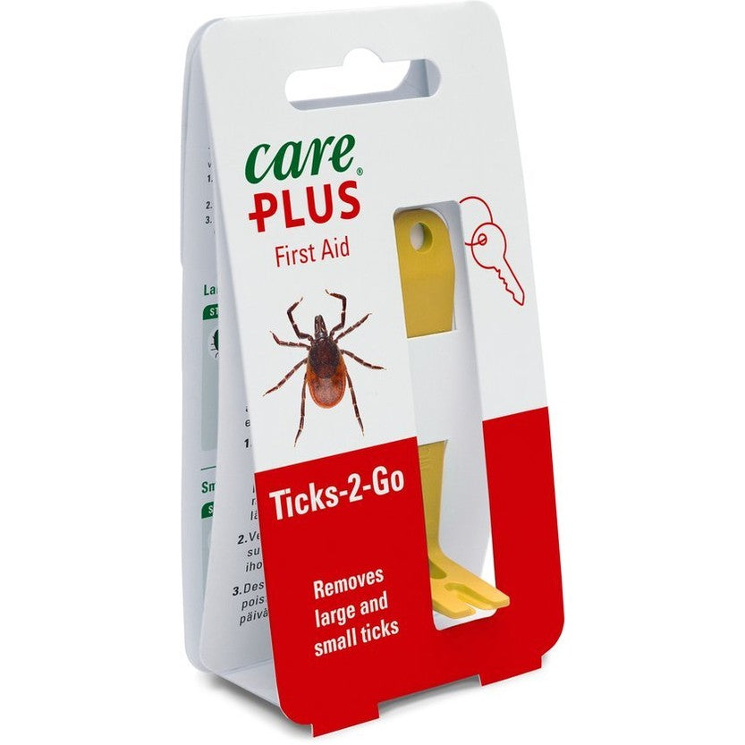 Care Plus Ticks-2-Go tekentang in verpakking met transparant venster