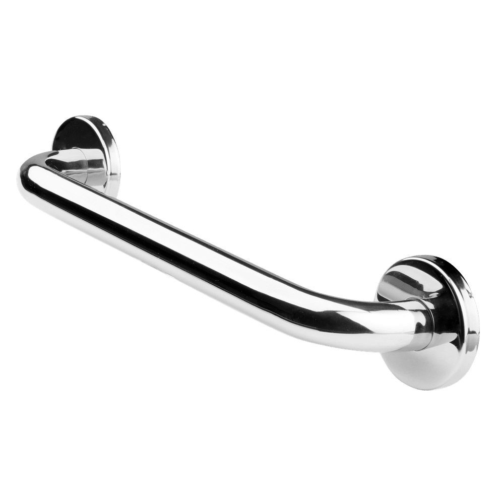 SecuCare RVS wandbeugel 25mm glanzend gebogen metalen afwerking