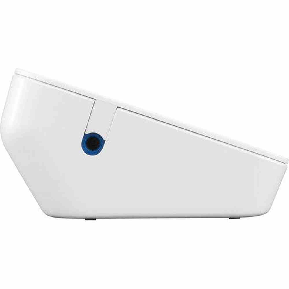 Zijprofiel witte A&D UA-651SL bloeddrukmeter met matte afwerking
