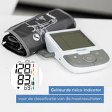 Beurer bloeddrukmeter met vergroot venster display en gekleurde risico-indicator