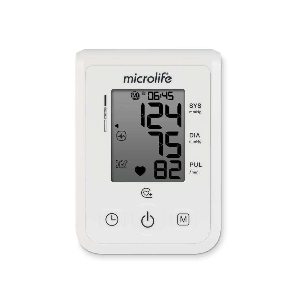 Microlife BP B1 Standard witte bovenarmbloeddrukmeter met digitaal display en meetwaarden