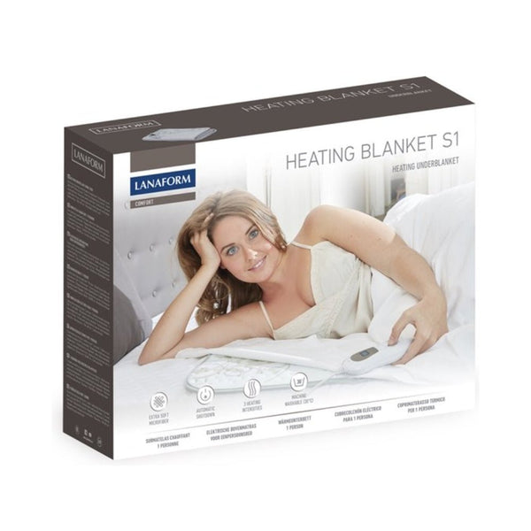 Lanaform S1 elektrische deken 1-persoons - omdoos - LAN05549-Shopvoorgezondheid