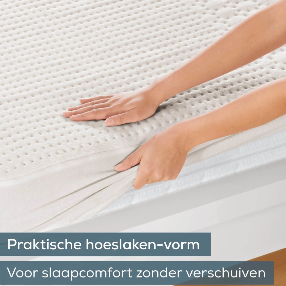 Beurer hoeslakenvormige elektrische onderdeken voor comfortabel slapen zonder verschuiven